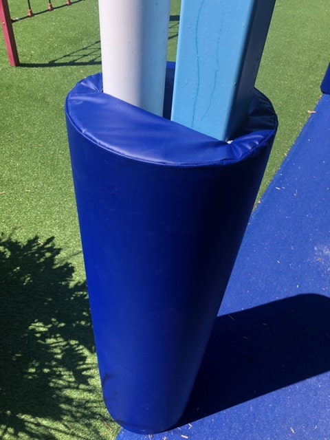 Playground Pole Pads that stay on Brisbane