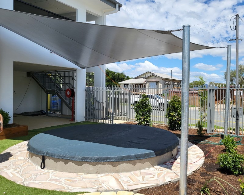 Round Sandpit Cover with Handles Shade and Sail Installations Brisbane blog post